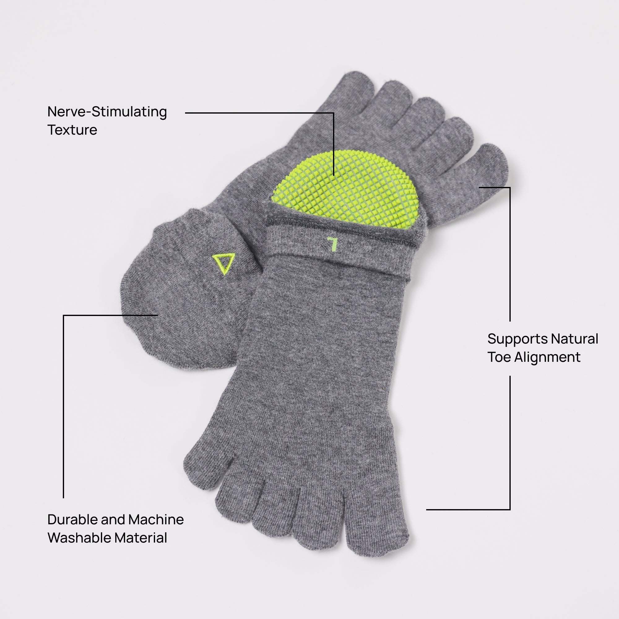 Textured Toe Socks