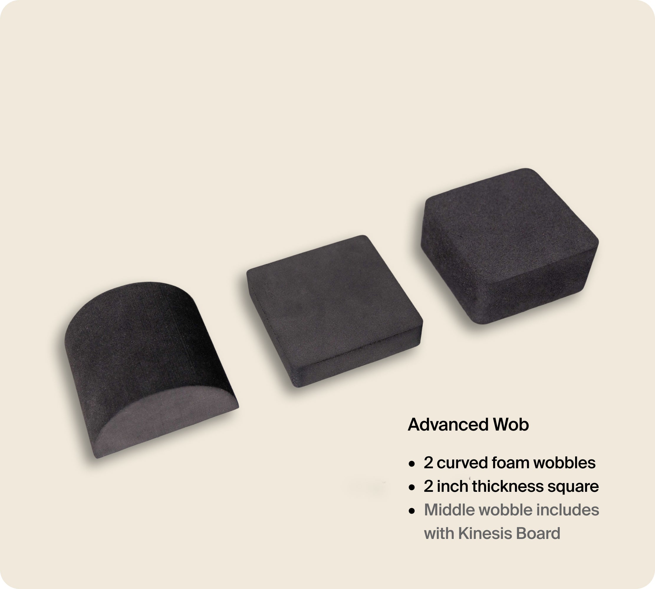 Advanced Wobble Wedges for Kinesis Board